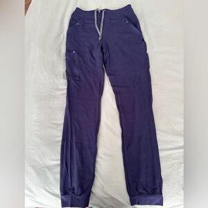 Jaanuu Women’s Navy Slim Cargo Scrub Pant